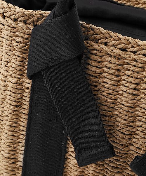 MONICA / モニカ かごバック | 【MONICA】リボンハンドル2WAYかごバッグ | 詳細7