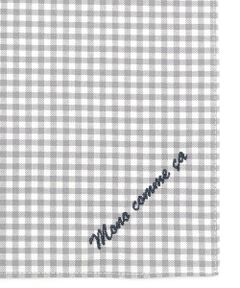 MONO COMME CA / モノコムサ ハンカチ | 【ユニセックス】 ロゴ 刺繍 ハンカチ