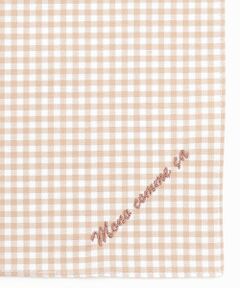 MONO COMME CA / モノコムサ ハンカチ | 【ユニセックス】 ロゴ 刺繍 ハンカチ