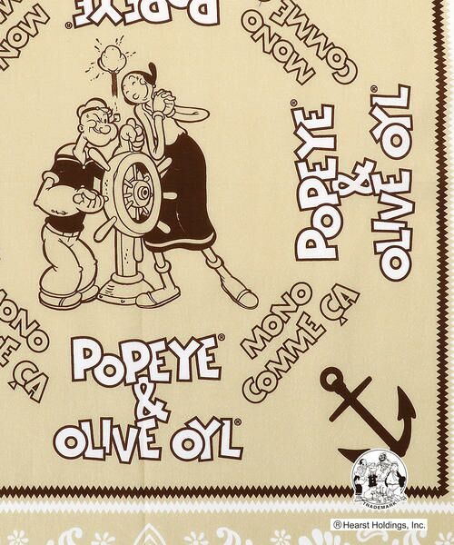 セール Popeye R Olive Oyl R コラボ バンダナ ハンカチ Mono Comme Ca モノコムサ ファッション通販 タカシマヤファッションスクエア
