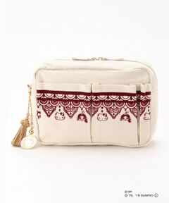 MONO COMME CA / モノコムサ ポーチ | 【ハローキティ×アクビちゃんコラボ】仕分けポーチ