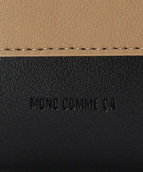 MONO COMME CA / モノコムサ ショルダーバッグ | フェイクレザー スクエア ミニポシェット | 詳細17