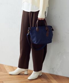 MONO COMME CA / モノコムサ ハンドバッグ | ナイロン ミニボストン ショルダーバッグ