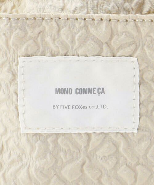 MONO COMME CA / モノコムサ ショルダーバッグ | 巾着ショルダー | 詳細22