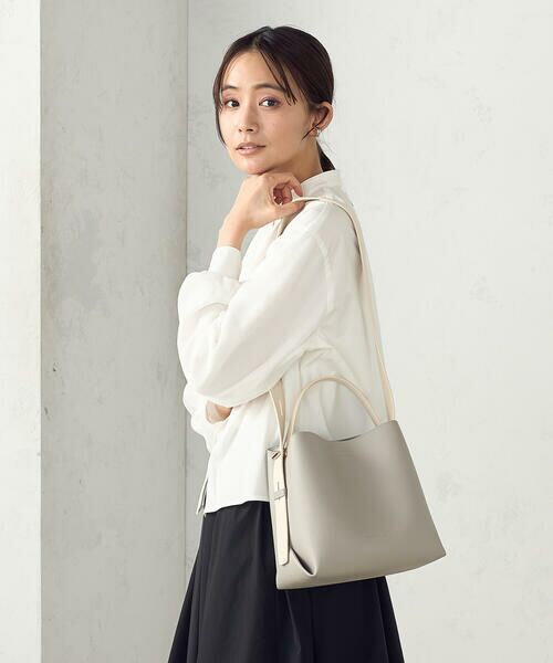 MONO COMME CA/モノコムサ 2wayワンショルダー グレー F MONO COMME CA/モノコムサ 2wayワンショルダー グレー F