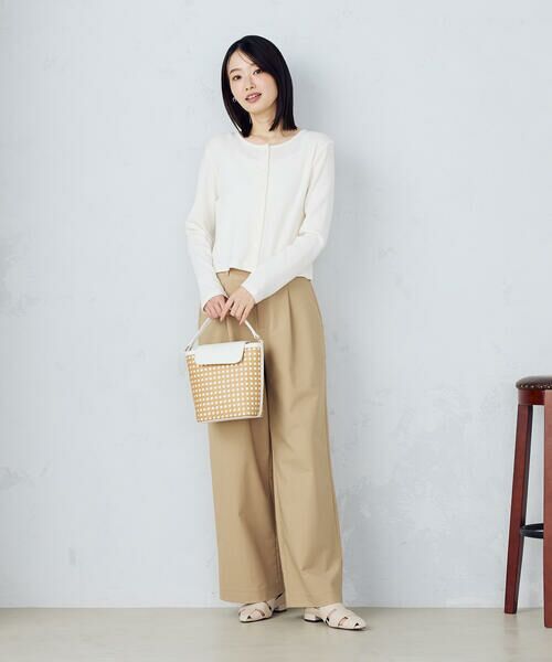 MONO COMME CA / モノコムサ ハンドバッグ | 2way ワンハンドル 雑材バッグ | 詳細17