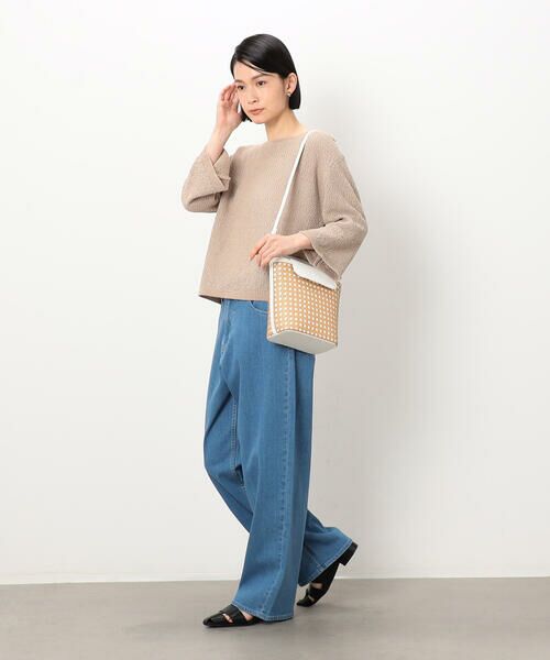 MONO COMME CA / モノコムサ ハンドバッグ | 2way ワンハンドル 雑材バッグ | 詳細18