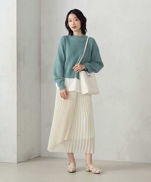 MONO COMME CA / モノコムサ ショルダーバッグ | ひねり金具 縦長ショルダー | 詳細18