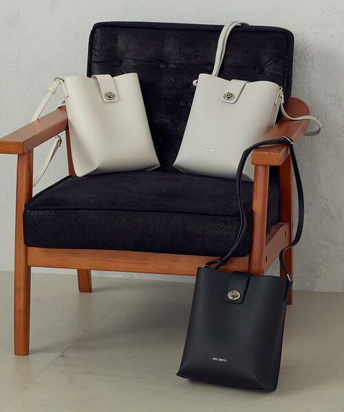 MONO COMME CA / モノコムサ ショルダーバッグ | ひねり金具 縦長ショルダー | 詳細20