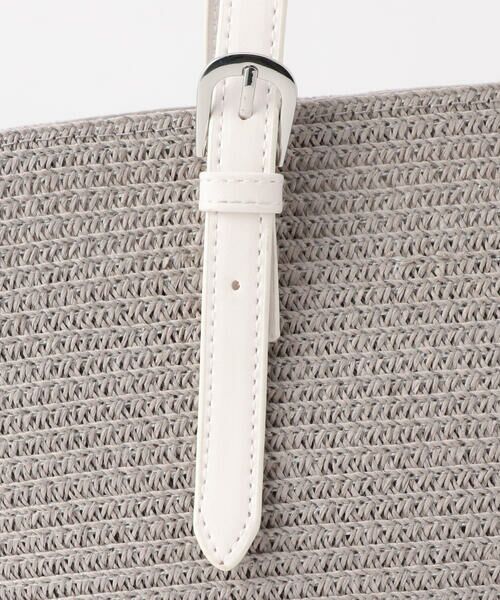 MONO COMME CA / モノコムサ トートバッグ | ペーパーブレード 雑材トートバッグ | 詳細20