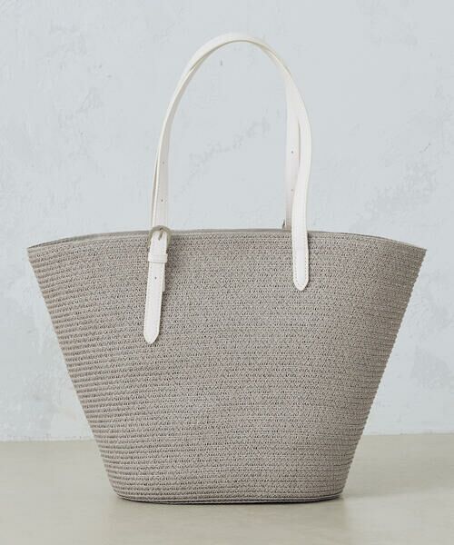 MONO COMME CA / モノコムサ トートバッグ | ペーパーブレード 雑材トートバッグ | 詳細18