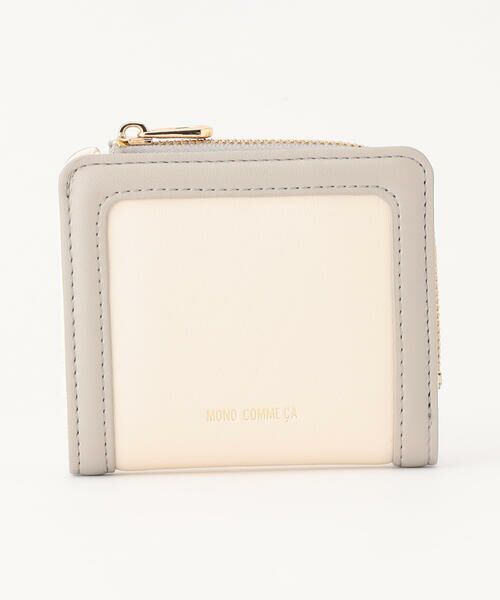 MONO COMME CA / モノコムサ その他小物 | 額縁切り替え コンパクト 二つ折り財布 | 詳細5