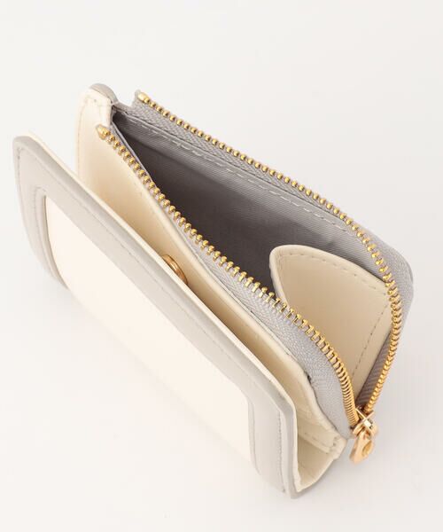 MONO COMME CA / モノコムサ その他小物 | 額縁切り替え コンパクト 二つ折り財布 | 詳細10