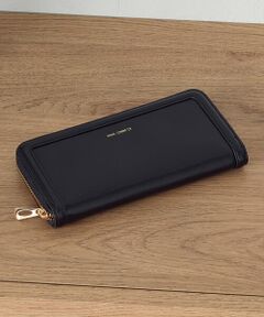 MONO COMME CA / モノコムサ その他小物 | 額縁切り替え ラウンドファスナー 長財布