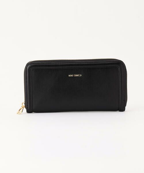 MONO COMME CA / モノコムサ その他小物 | 額縁切り替え ラウンドファスナー 長財布 | 詳細1
