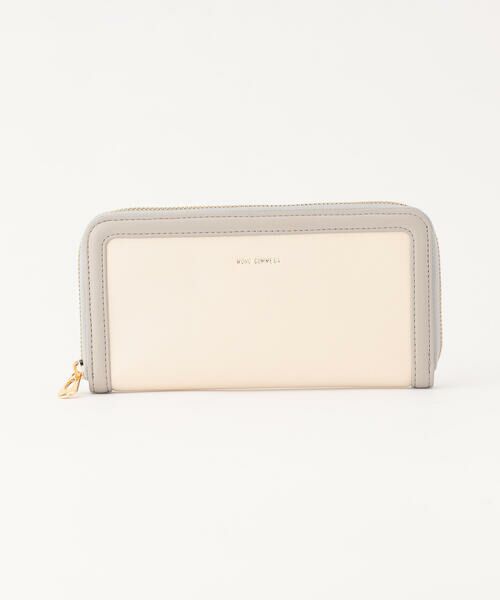 MONO COMME CA / モノコムサ その他小物 | 額縁切り替え ラウンドファスナー 長財布 | 詳細10