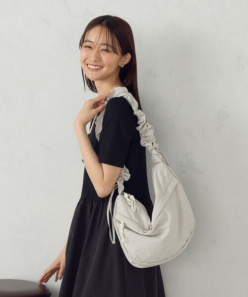 MONO COMME CA / モノコムサ ショルダーバッグ | 2WAY ギャザーショルダー | 詳細14