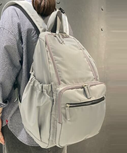 MONO COMME CA / モノコムサ リュック・バックパック | 撥水多機能 リュック | 詳細20
