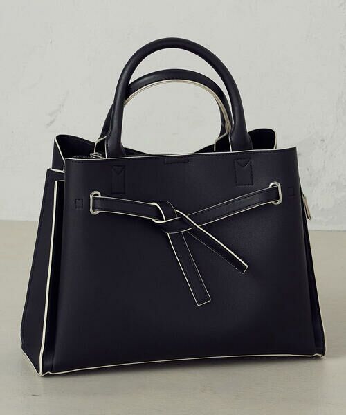 MONO COMME CA / モノコムサ トートバッグ | リボンあおりトートバッグ | 詳細6