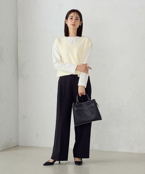 MONO COMME CA / モノコムサ トートバッグ | リボンあおりトートバッグ | 詳細5