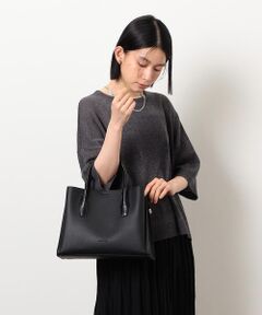 MONO COMME CA / モノコムサ ハンドバッグ | 型押しハンドルバッグ