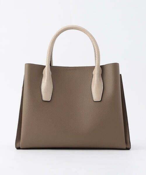 MONO COMME CA / モノコムサ ハンドバッグ | 型押しハンドルバッグ | 詳細18