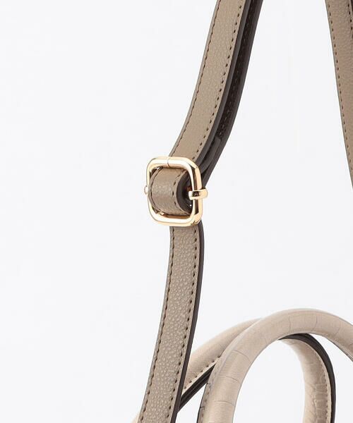 MONO COMME CA / モノコムサ ハンドバッグ | 型押しハンドルバッグ | 詳細25