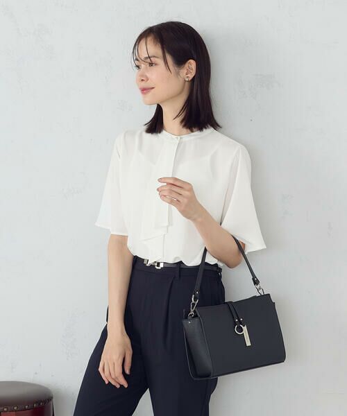 MONO COMME CA / モノコムサ ショルダーバッグ | ロゴプレート ミニショルダー | 詳細6