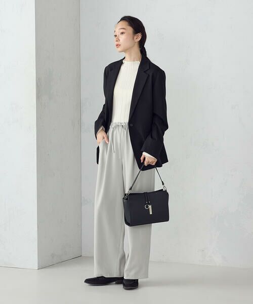 MONO COMME CA / モノコムサ ショルダーバッグ | ロゴプレート ミニショルダー | 詳細4