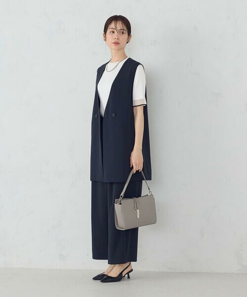 MONO COMME CA / モノコムサ ショルダーバッグ | ロゴプレート ミニショルダー | 詳細11