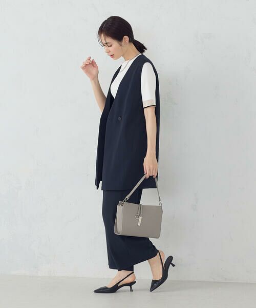 MONO COMME CA / モノコムサ ショルダーバッグ | ロゴプレート ミニショルダー | 詳細12