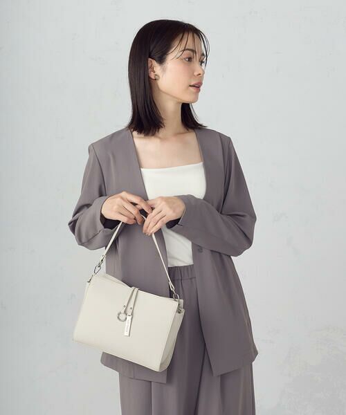 MONO COMME CA / モノコムサ ショルダーバッグ | ロゴプレート ミニショルダー | 詳細15