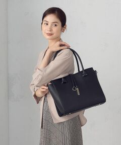 MONO COMME CA / モノコムサ トートバッグ | ロゴプレートトート