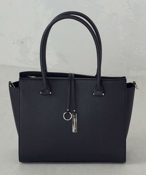 MONO COMME CA / モノコムサ トートバッグ | ロゴプレートトート | 詳細5