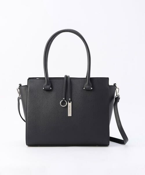 MONO COMME CA / モノコムサ トートバッグ | ロゴプレートトート | 詳細6