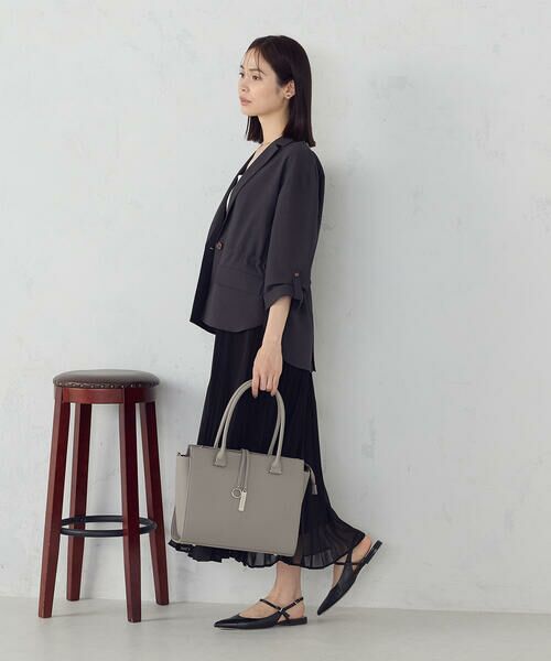 MONO COMME CA / モノコムサ トートバッグ | ロゴプレートトート | 詳細9