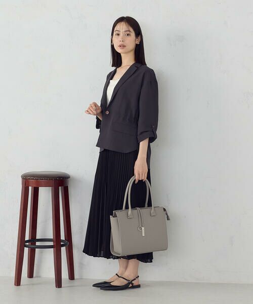 MONO COMME CA / モノコムサ トートバッグ | ロゴプレートトート | 詳細8