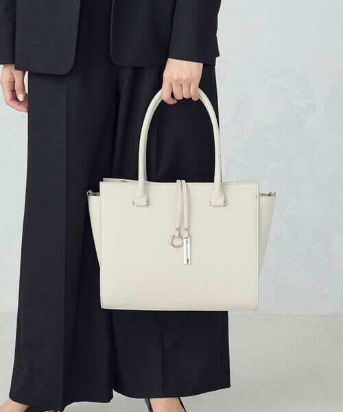 MONO COMME CA / モノコムサ トートバッグ | ロゴプレートトート | 詳細21