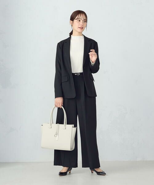 MONO COMME CA / モノコムサ トートバッグ | ロゴプレートトート | 詳細22