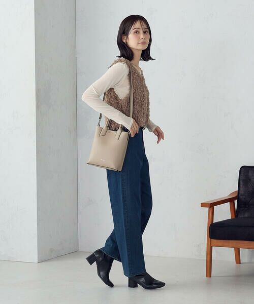 MONO COMME CA / モノコムサ トートバッグ | 縦 ミニトート | 詳細6