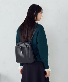 MONO COMME CA / モノコムサ トートバッグ | ひねり金具 2WAY トートリュック