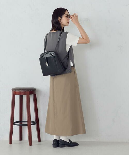 MONO COMME CA / モノコムサ トートバッグ | ひねり金具 2WAY トートリュック | 詳細6