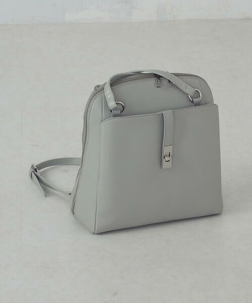 MONO COMME CA / モノコムサ トートバッグ | ひねり金具 2WAY トートリュック | 詳細15