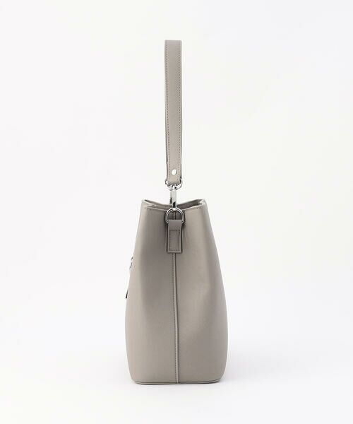 MONO COMME CA / モノコムサ トートバッグ | ロゴプレート ミニバッグ | 詳細7