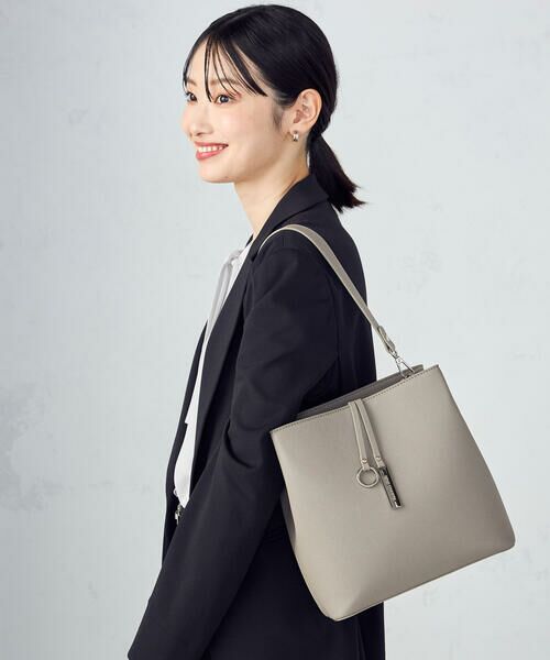 MONO COMME CA / モノコムサ トートバッグ | ロゴプレート ミニバッグ | 詳細2