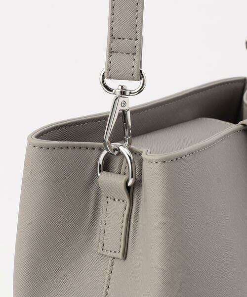 MONO COMME CA / モノコムサ トートバッグ | ロゴプレート ミニバッグ | 詳細12