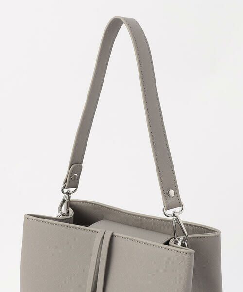 MONO COMME CA / モノコムサ トートバッグ | ロゴプレート ミニバッグ | 詳細13