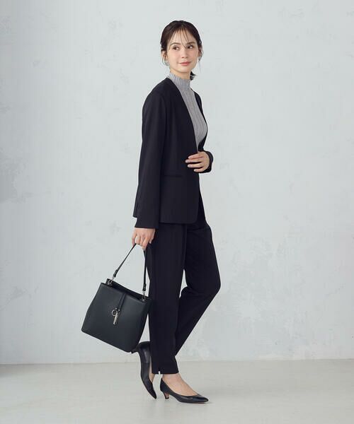 MONO COMME CA / モノコムサ トートバッグ | ロゴプレート ミニバッグ | 詳細21