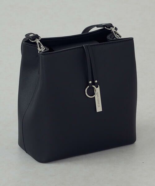 MONO COMME CA / モノコムサ トートバッグ | ロゴプレート ミニバッグ | 詳細22
