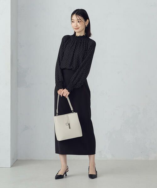 MONO COMME CA / モノコムサ トートバッグ | ロゴプレート ミニバッグ | 詳細25